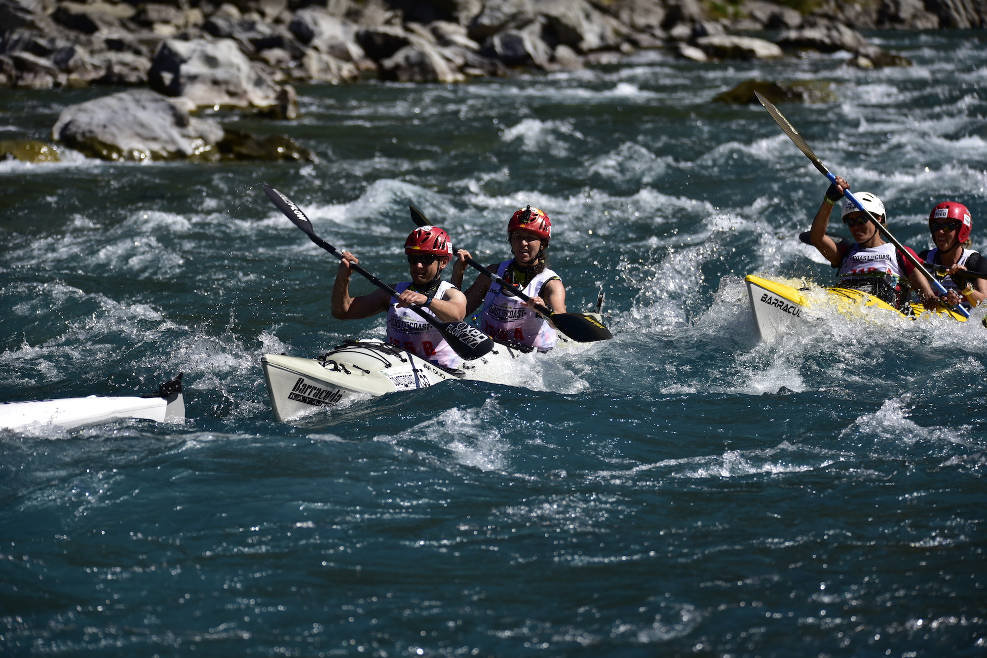 day 2 paddling the barracuda